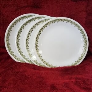 Corelle Corning Crazy Daisy set of 4 Dinner Plates